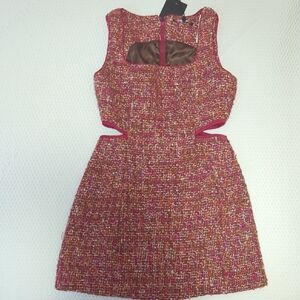 Nordstrom Multicolor Tweed Mini Dress